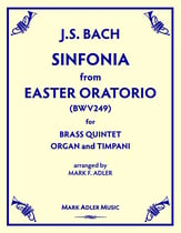 Sinfonia from Easter Oratorio Organ sheet music cover